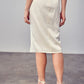DO + BE COLLECTION Side Gathered Slit Skirt