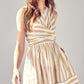 Front Cross Back Tie Dress