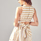 Front Cross Back Tie Dress