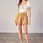 MUSTARD SEED Fringe Trim Hem Boho Shorts