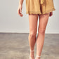 MUSTARD SEED Fringe Trim Hem Boho Shorts