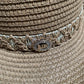 BELLA CHIC Embroidered Boho Straw Hat