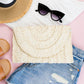Fold Over Straw Clutch