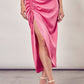 DO + BE COLLECTION Side Gathered Skirt