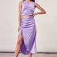 DO + BE COLLECTION Side Gathered Skirt