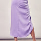 DO + BE COLLECTION Side Gathered Skirt