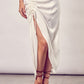 DO + BE COLLECTION Side Gathered Skirt
