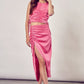 DO + BE COLLECTION Side Gathered Skirt