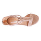 FELICITY Zip Up Croc Textured Sandals