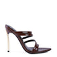 NEW AFFAIR Croc Metal High Heeled Sandals