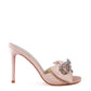 RAG & Co. BRAG IN Crystal Bow Satin High Heeled Sandals
