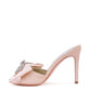 RAG & Co. BRAG IN Crystal Bow Satin High Heeled Sandals