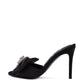 RAG & Co. BRAG IN Crystal Bow Satin High Heeled Sandals