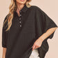AEMI & Co. Casual Striped Dolman Sleeves Top - Rachel Top