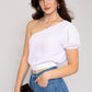GILLI S/S One Shoulder Top