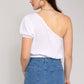 GILLI S/S One Shoulder Top