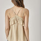 Trim Detail with Ruffle Cami Top