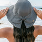 AILI's CORNER Bow Back Straw Bucket Hat