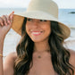 AILI's CORNER Bow Back Straw Bucket Hat