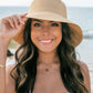 AILI's CORNER Bow Back Straw Bucket Hat
