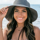 AILI's CORNER Bow Back Straw Bucket Hat