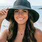AILI's CORNER Bow Back Straw Bucket Hat