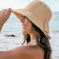 AILI's CORNER Bow Back Straw Bucket Hat