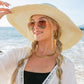 AILI'S CORNER Scallop Edge Bow Accent Sunhat