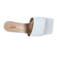 RAG & Co. Carmen High Heeled Woven Square Toe Sandal