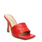 RAG & Co. Carmen High Heeled Woven Square Toe Sandal