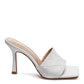RAG & Co. Carmen High Heeled Woven Square Toe Sandal
