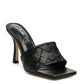 RAG & Co. Carmen High Heeled Woven Square Toe Sandal