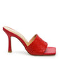 RAG & Co. Carmen High Heeled Woven Square Toe Sandal