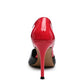 RAG & Co. Candy Cane Patent Pu Slip On Stiletto Heels