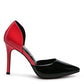 RAG & Co. Candy Cane Patent Pu Slip On Stiletto Heels