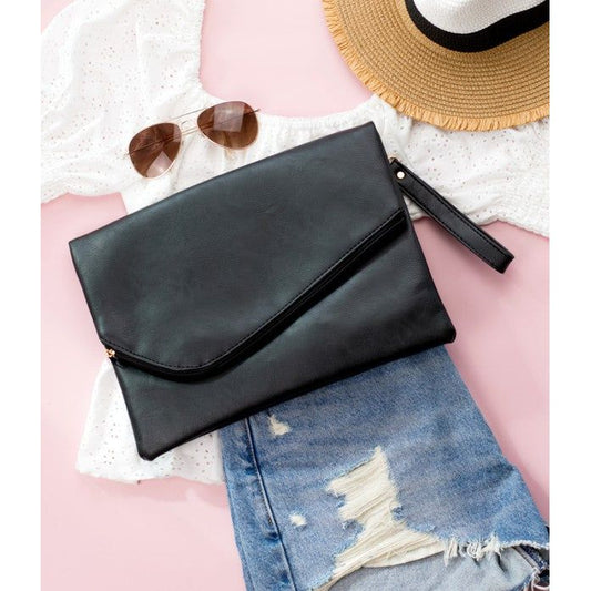 AILI'S CORNER Foldover Envelope Clutch