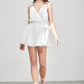 DO + BE COLLECTION Trim Detail Side Tie Romper