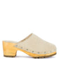 RAG & Co. Cedrus Fine Suede Studded Clog Mules