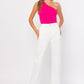 LE LIS Chic Women's One Shoulder Backless Bodysuit