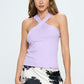 Renee C. Women's Knit Haltered Tank Top