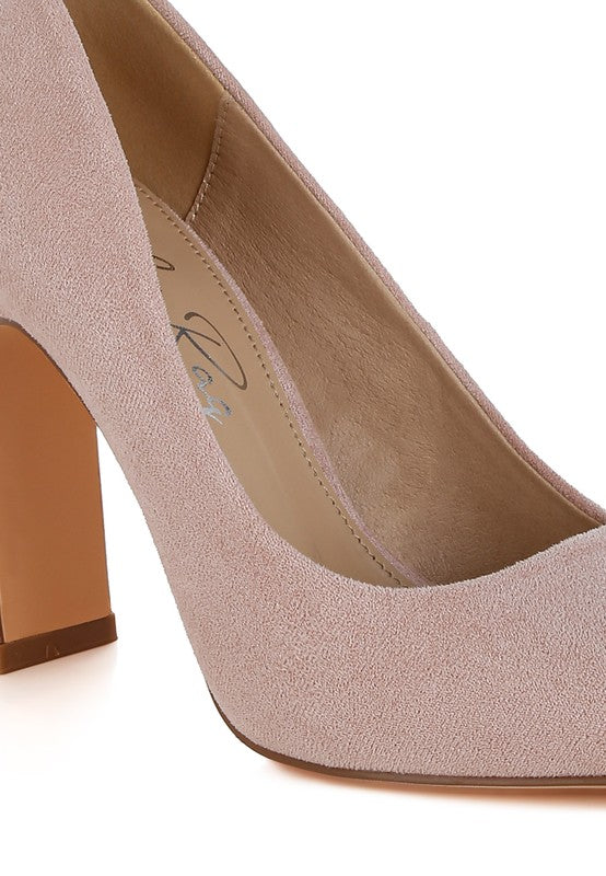 Uboa Slim Block Heel Pumps