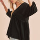 AEMI & Co. V-Neckline Boho Babydoll Top