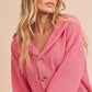 AEMI & Co. Buttoned Pullover Sweater- Hanna Pullover