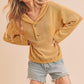 AEMI & Co. Buttoned Pullover Sweater- Hanna Pullover