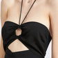BANDEAU HALTER NECK JUMPSUIT