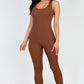 CAPELLA Ribbed Scoop Neck Bodycon Jumpsuit