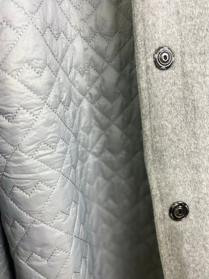 Genuine Scandinavian Mink Fur Virgin Wool Coat