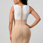 ATHINA Sexy Beaded Color Contrast Bandage Dress