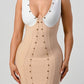 ATHINA Sexy Beaded Color Contrast Bandage Dress