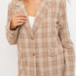OVERSIZED PLAID JACKET